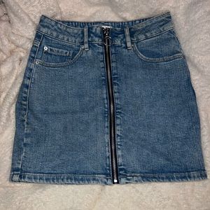Garage jean skirt